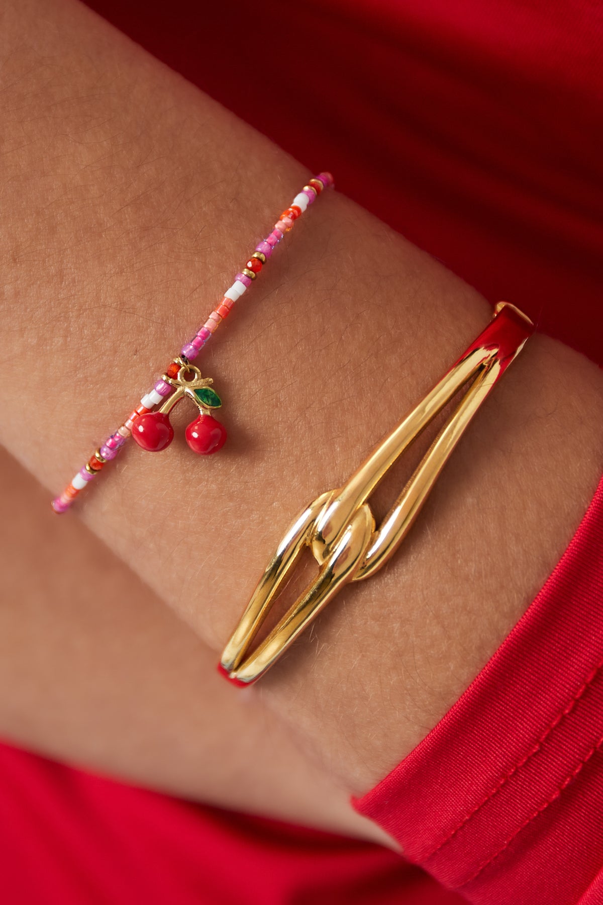 Armband verbinde dich mit mir - Goldfarben