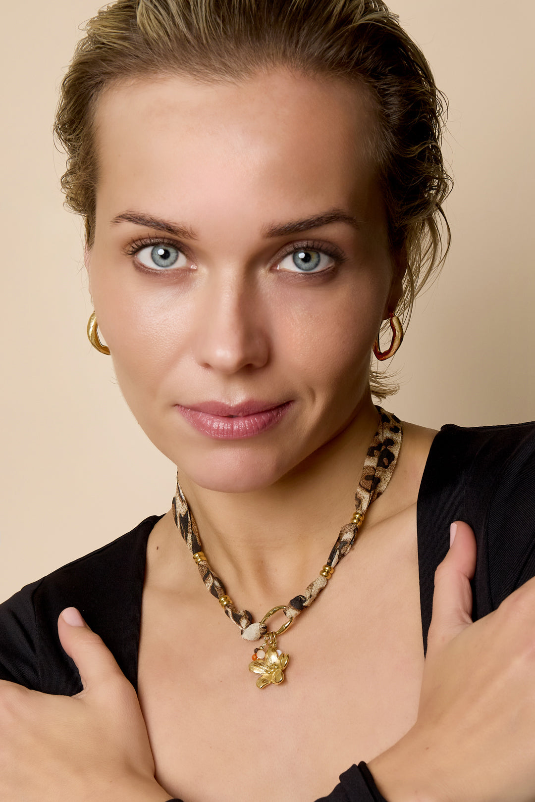 Anhänger Halsketten Blume Leopard Print Casual Daily Simple Series Damenschmuck