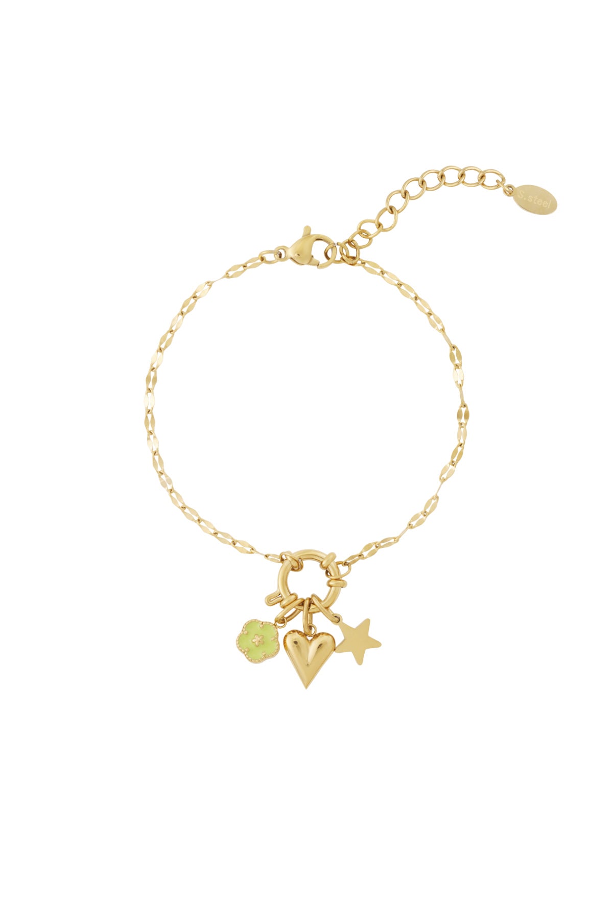 Detailliertes Blumen-DIY-Armband