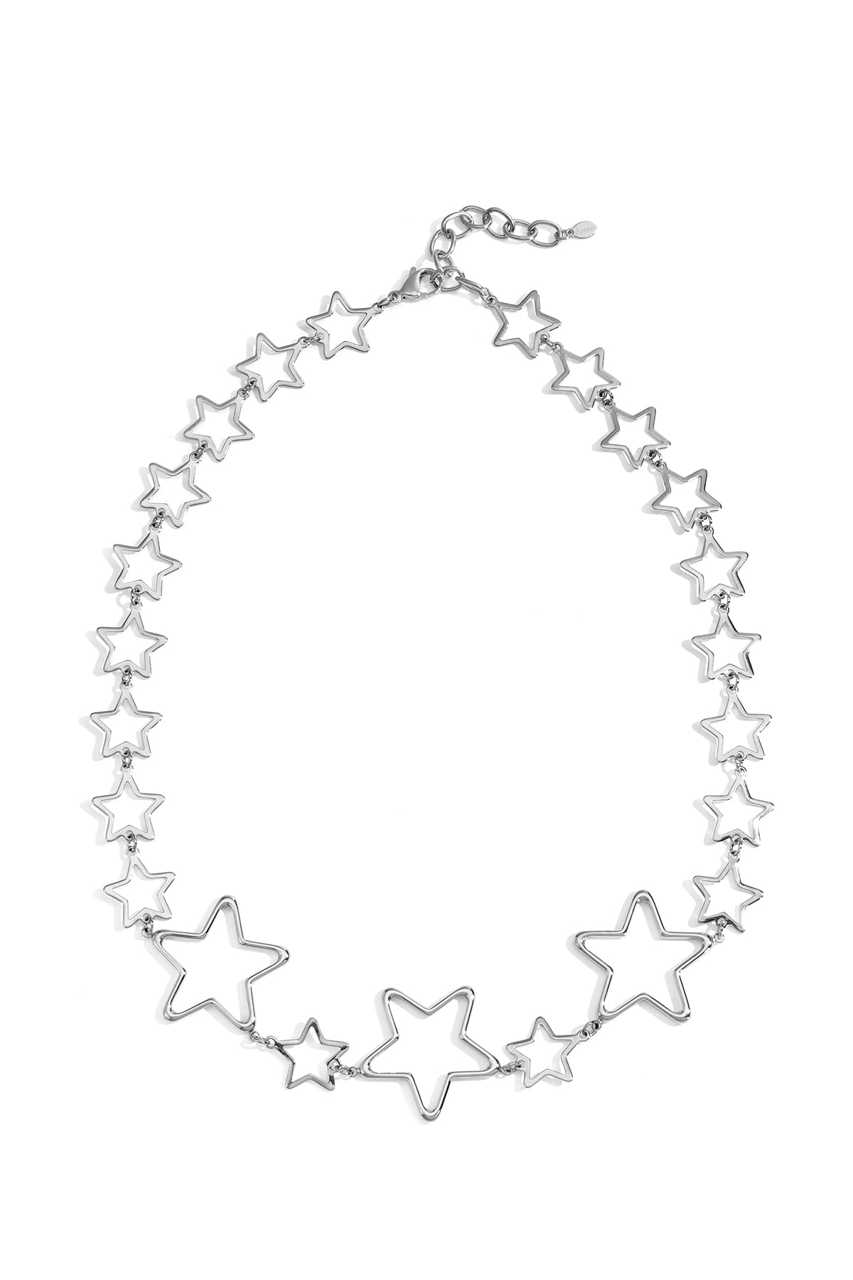 Edelstahl Kette Halsketten Stern Casual Täglich Einfache Serie frauen schmuck