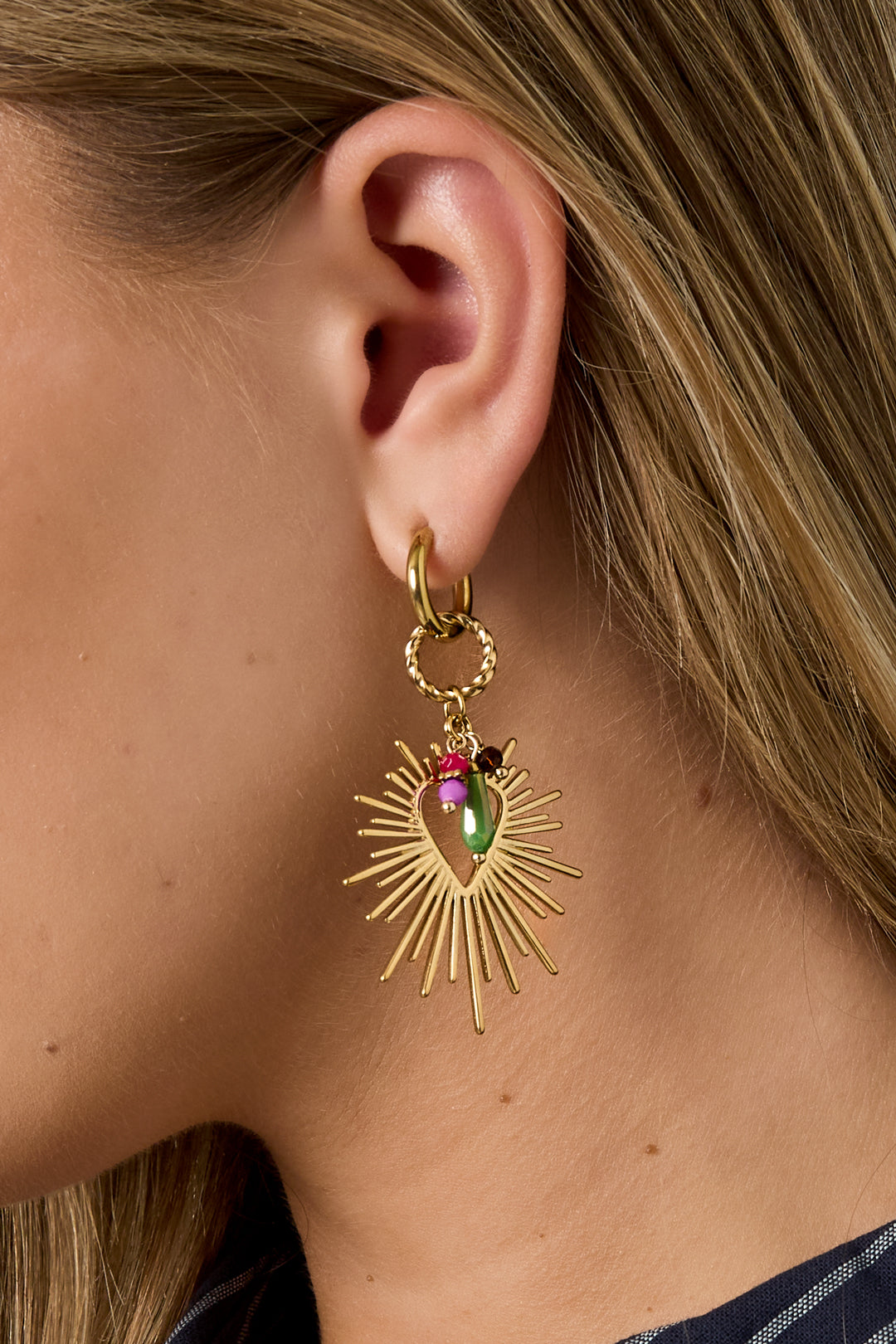 Ohrringe „Happy Charm“ mit leuchtendem Herz