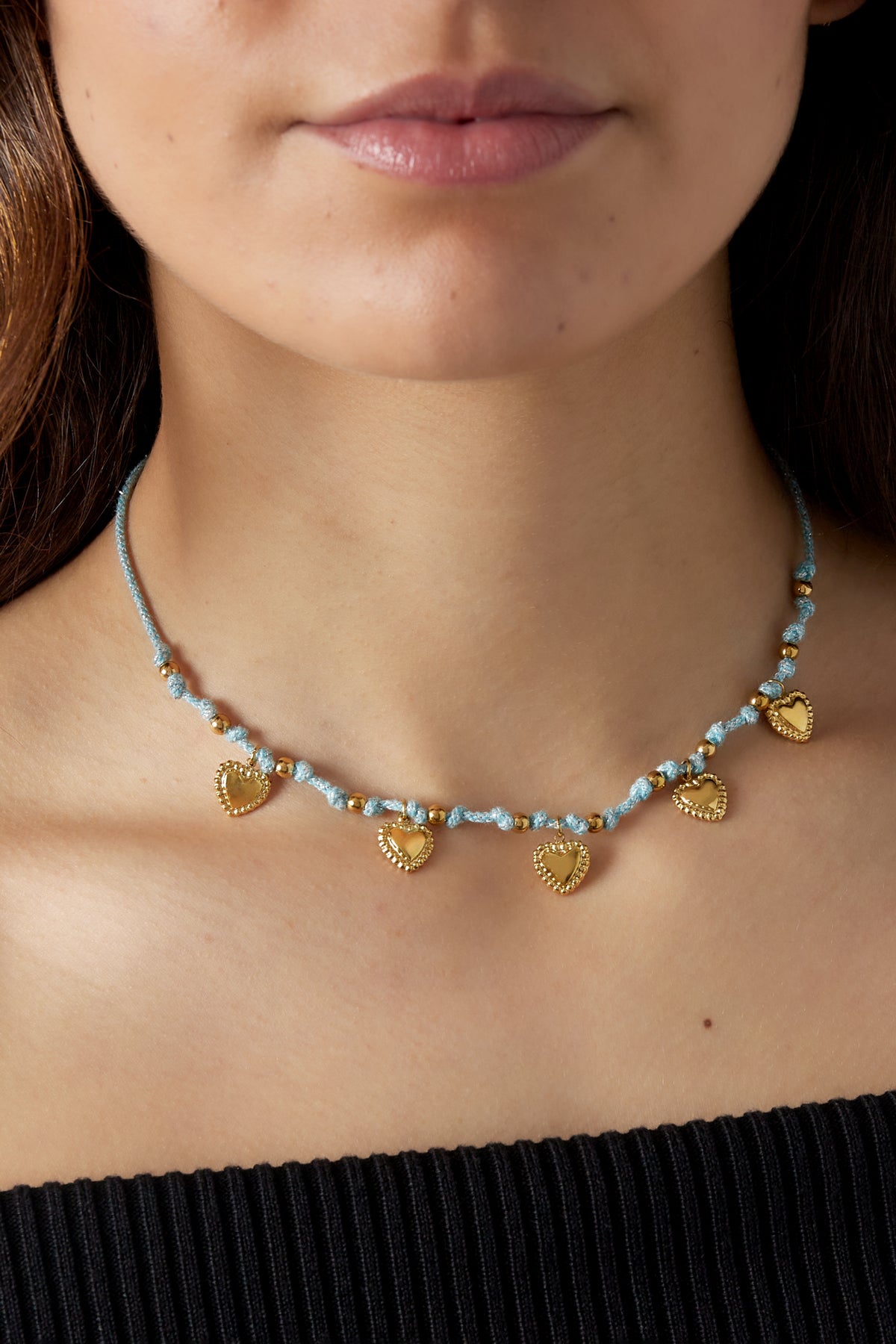 Gemütliche Herzkette