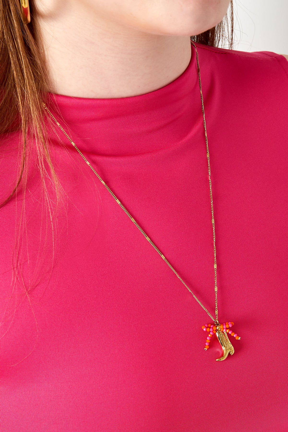 Cowboystiefelkette - Goldfarben