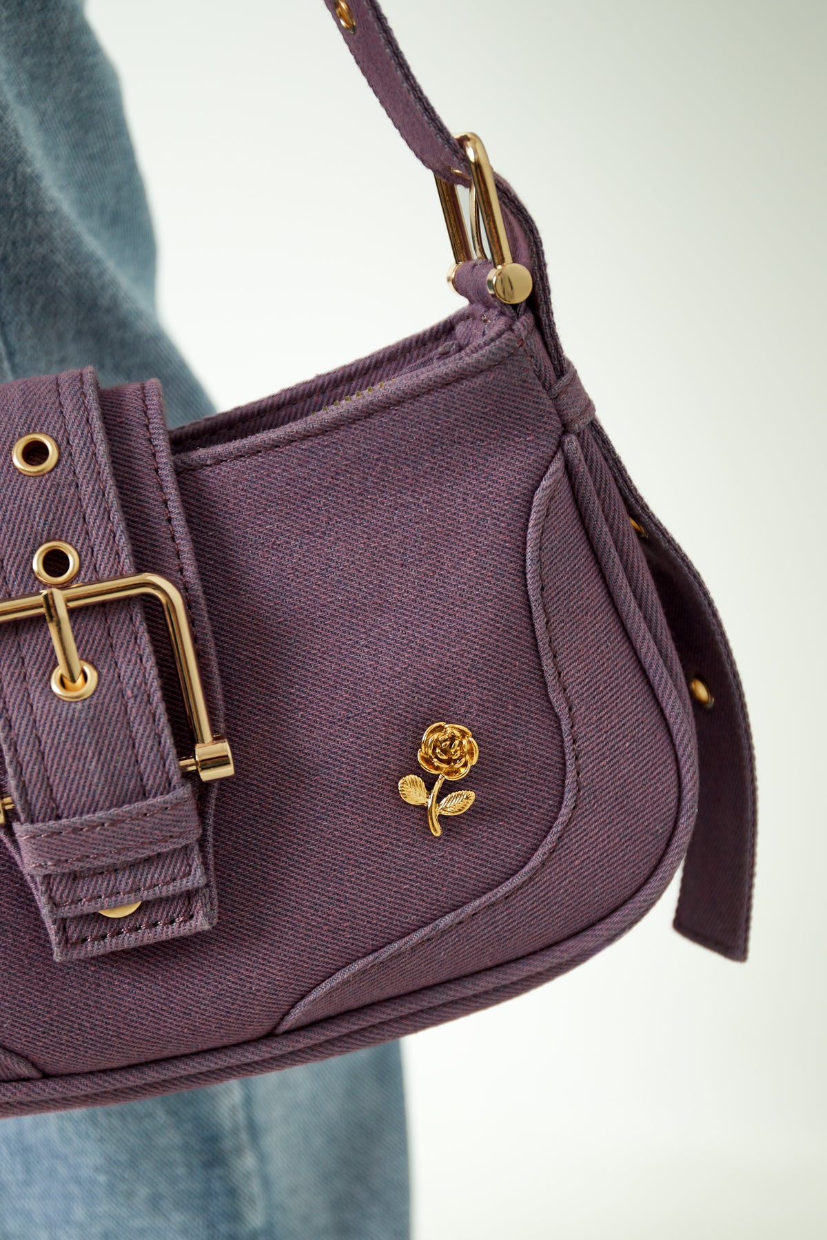 Rosenbrosche - Goldfarben