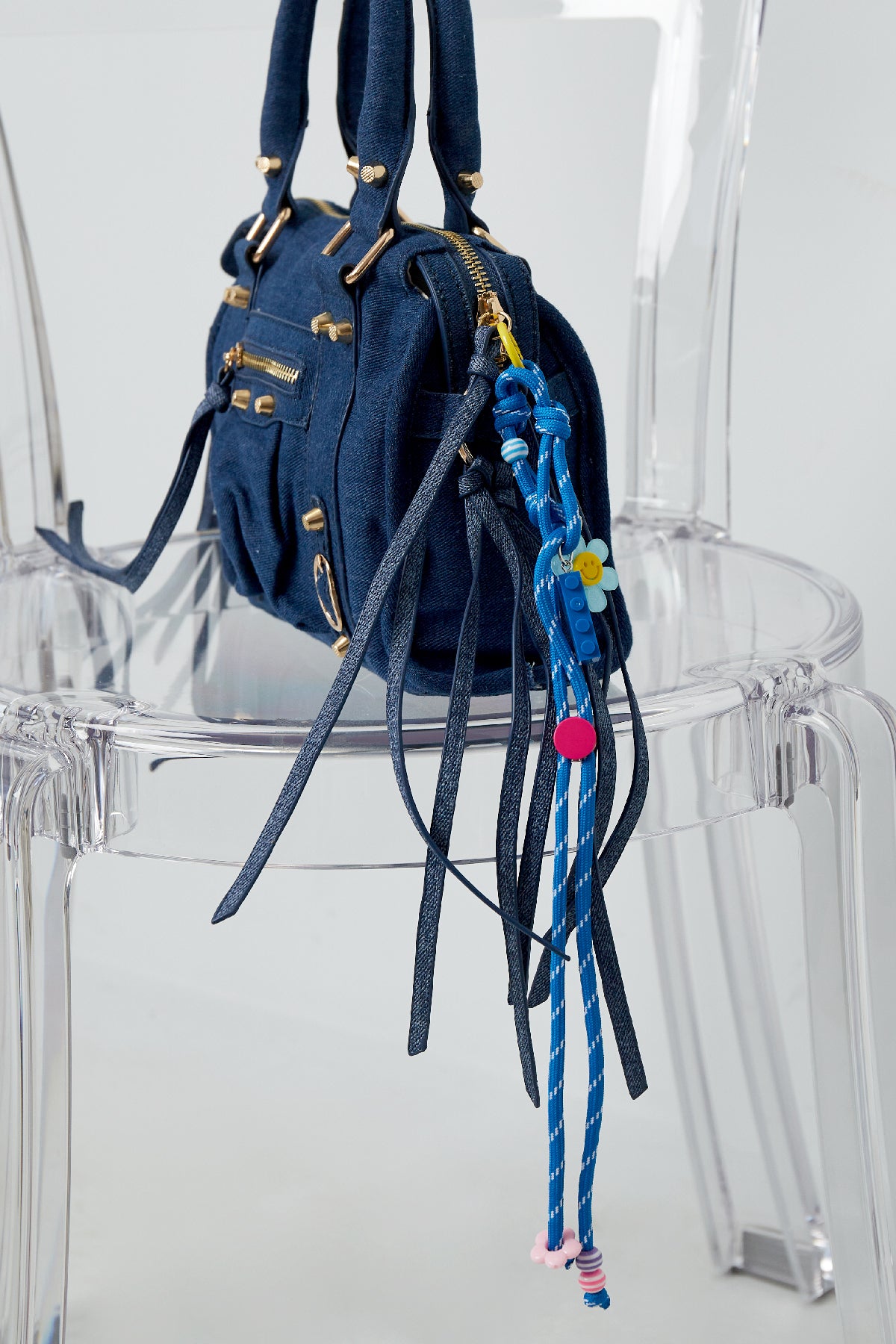 Anhänger „Happy Flower“ – Blau