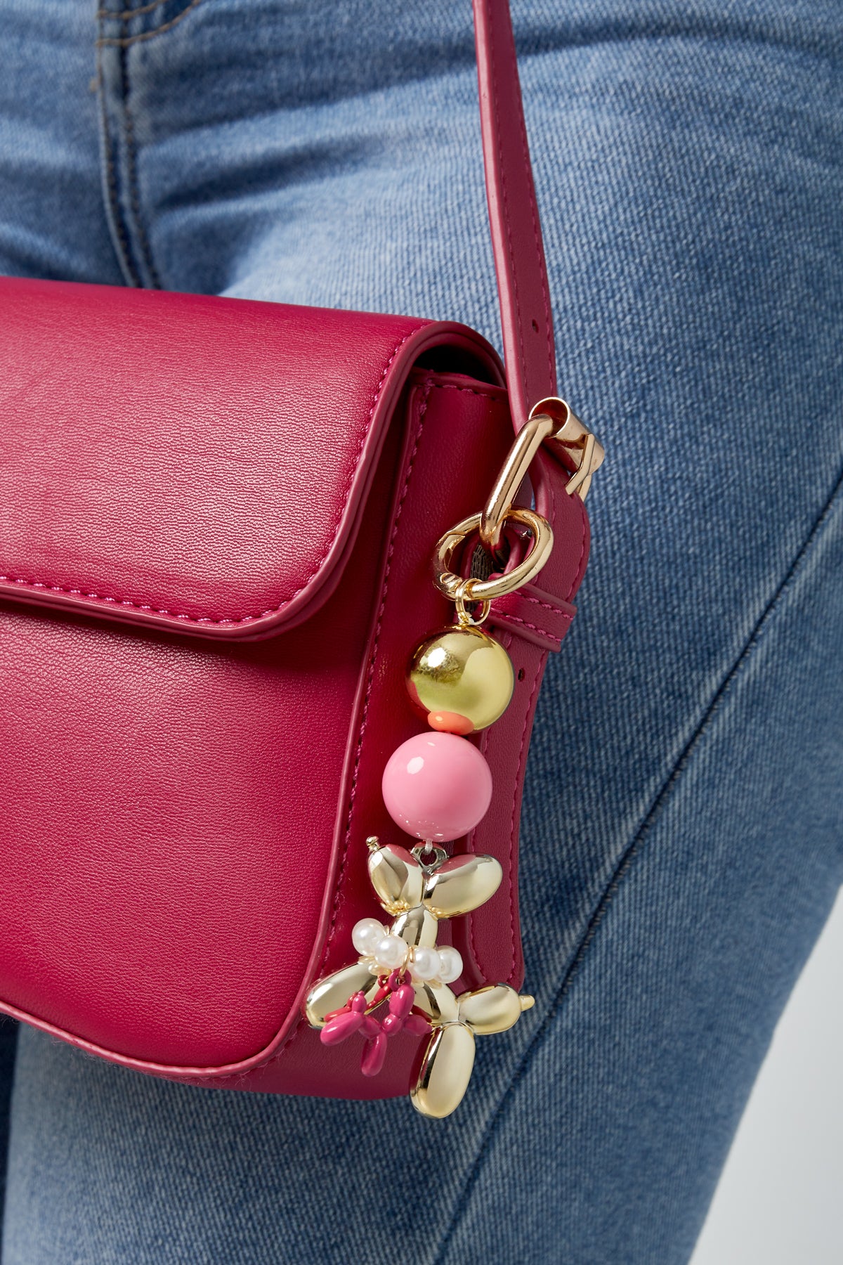 Accessoire-Anhänger Ballonhund - Goldfarben