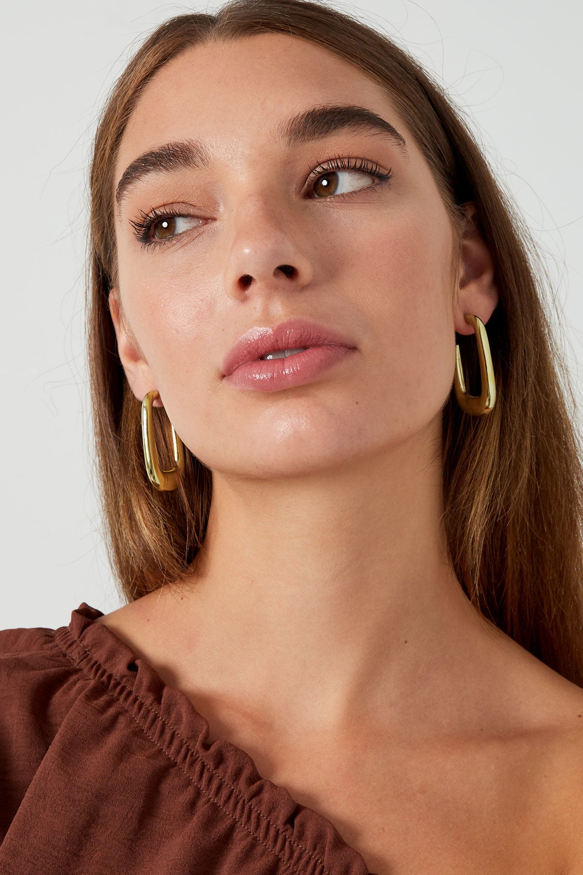 Ohrringe ästhetisches Rechteck