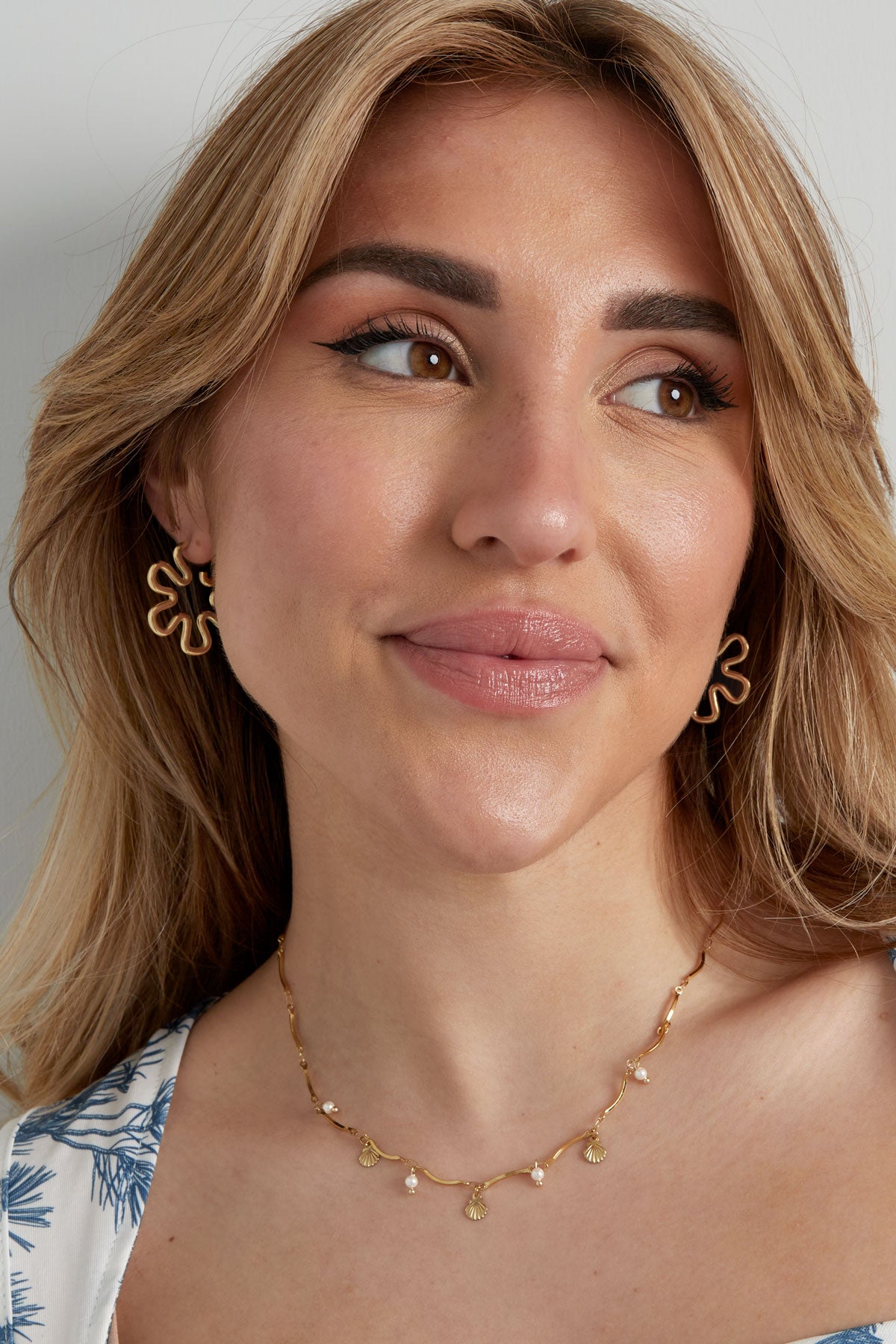 Hippie Blumen Ohrringe