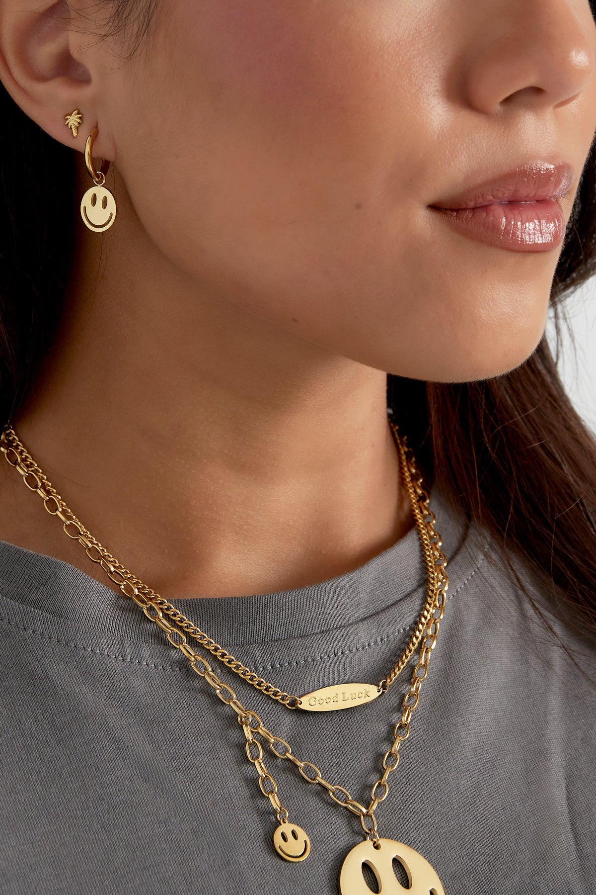 Ohrringe Smiley Liebhaber