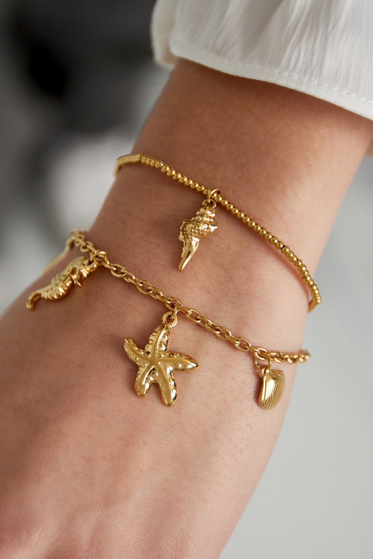 Inseltraum-Armband - Goldfarben