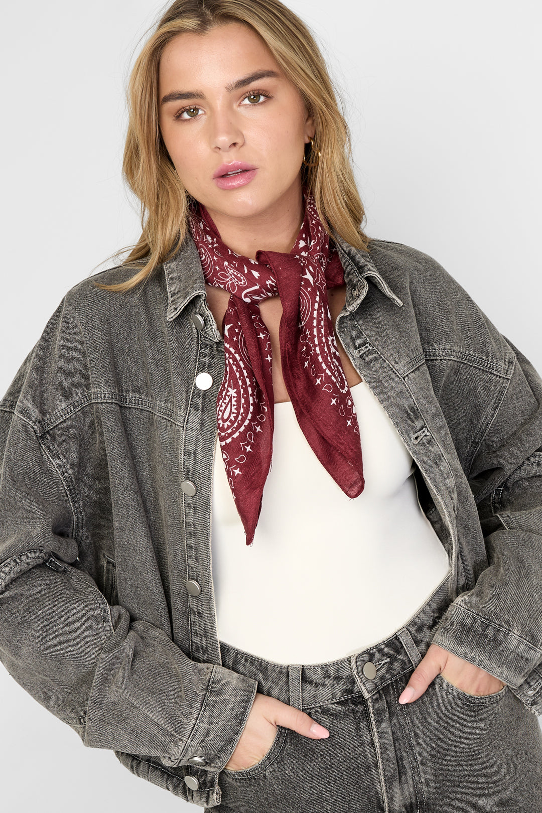 Winterschals, Blumenmuster, lässig, Polyester, Alltagsaccessoires