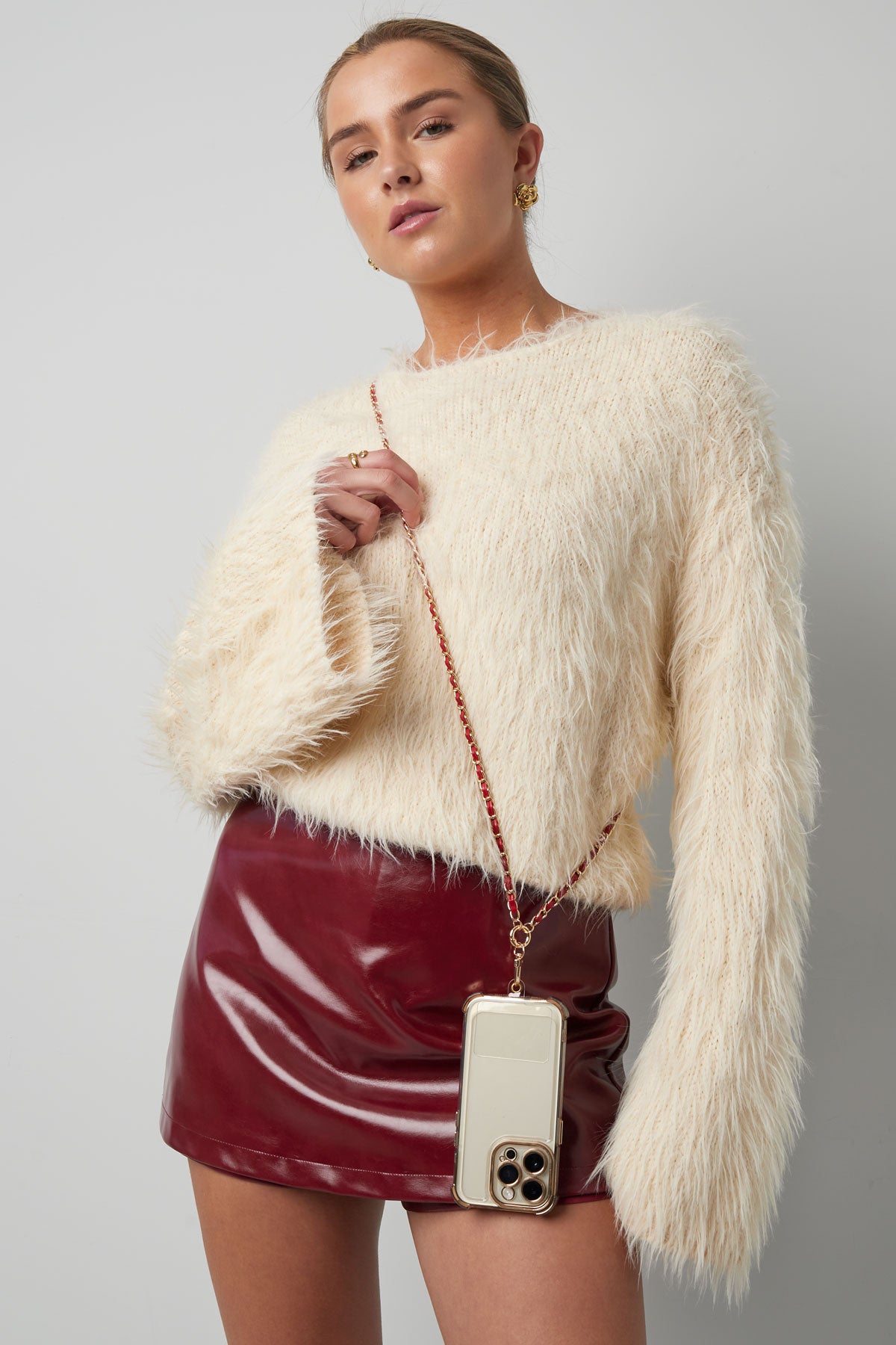 Telefonkabel Flow mit it-Schwarz Goldfarbe Farbe