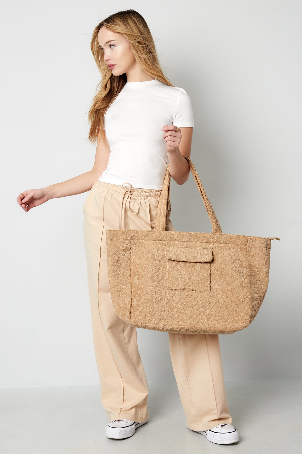 Große Blumenmädchen-Tasche