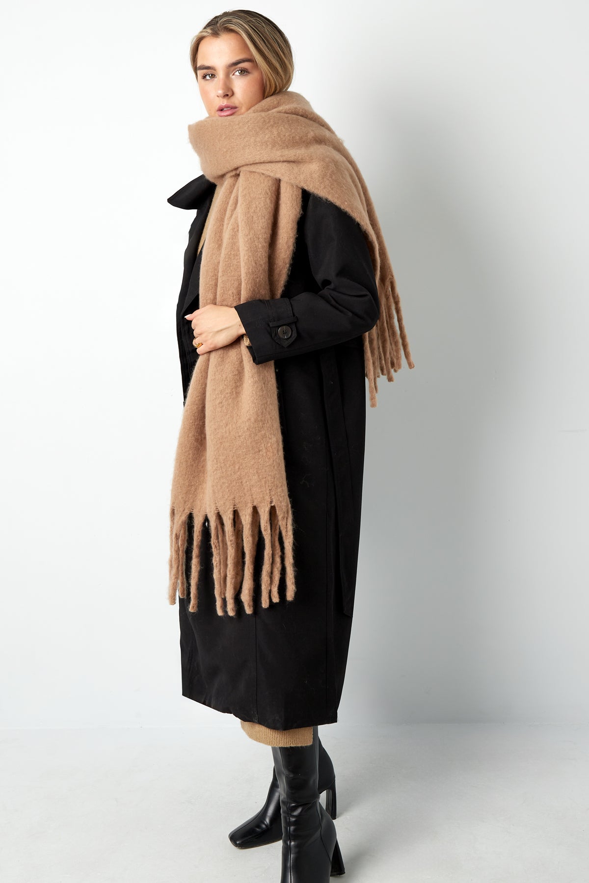 Farbenfroher Winterschal