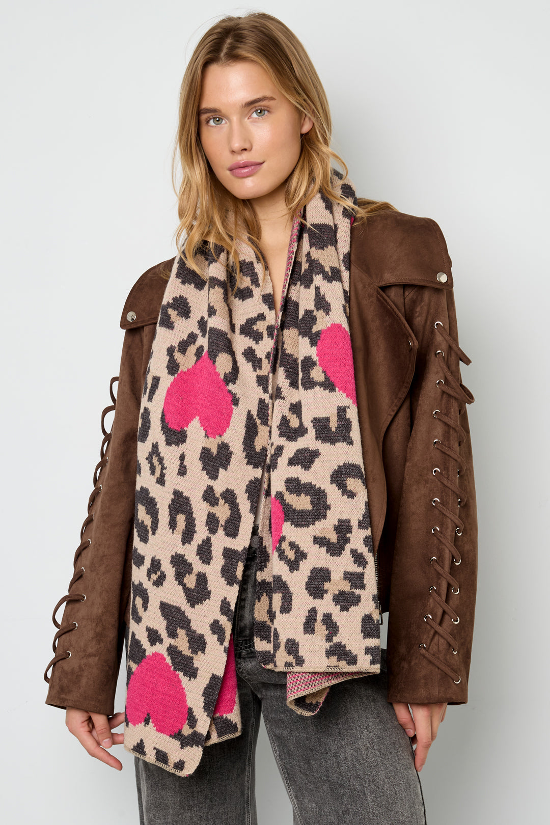 Winterschals Herz Casual Acryl Tägliche Accessoires