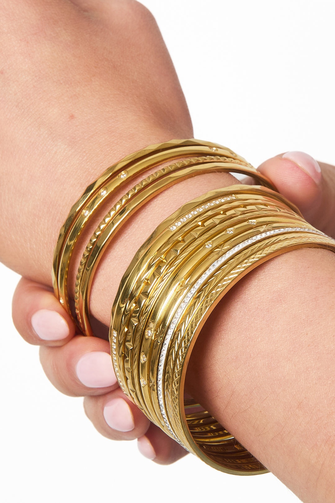 Armreif mit Strasssteinen