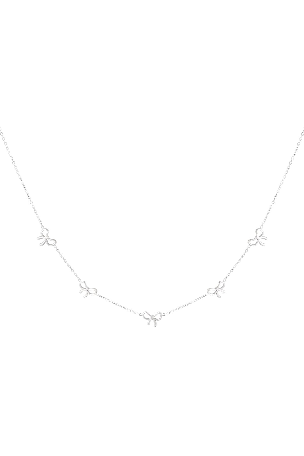 Charmante Schleifen-Halskette