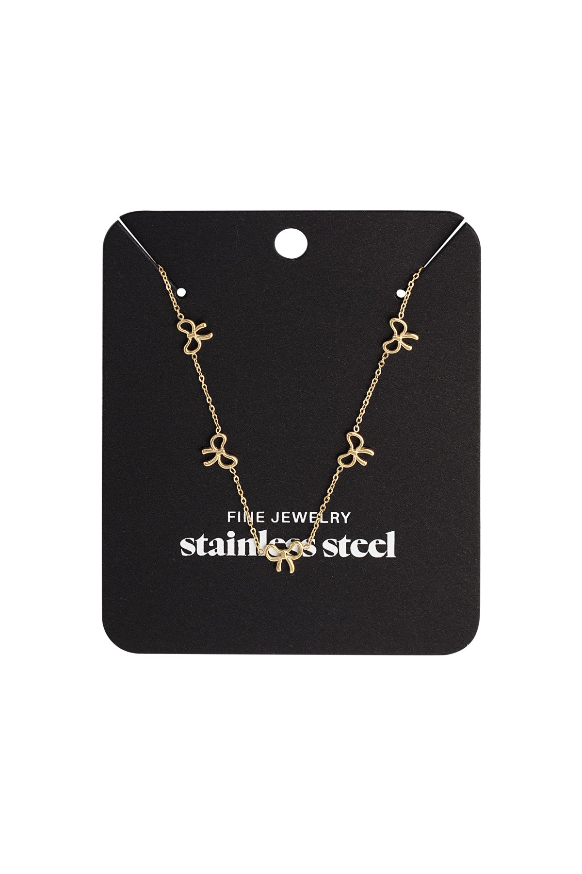 Charmante Schleifen-Halskette