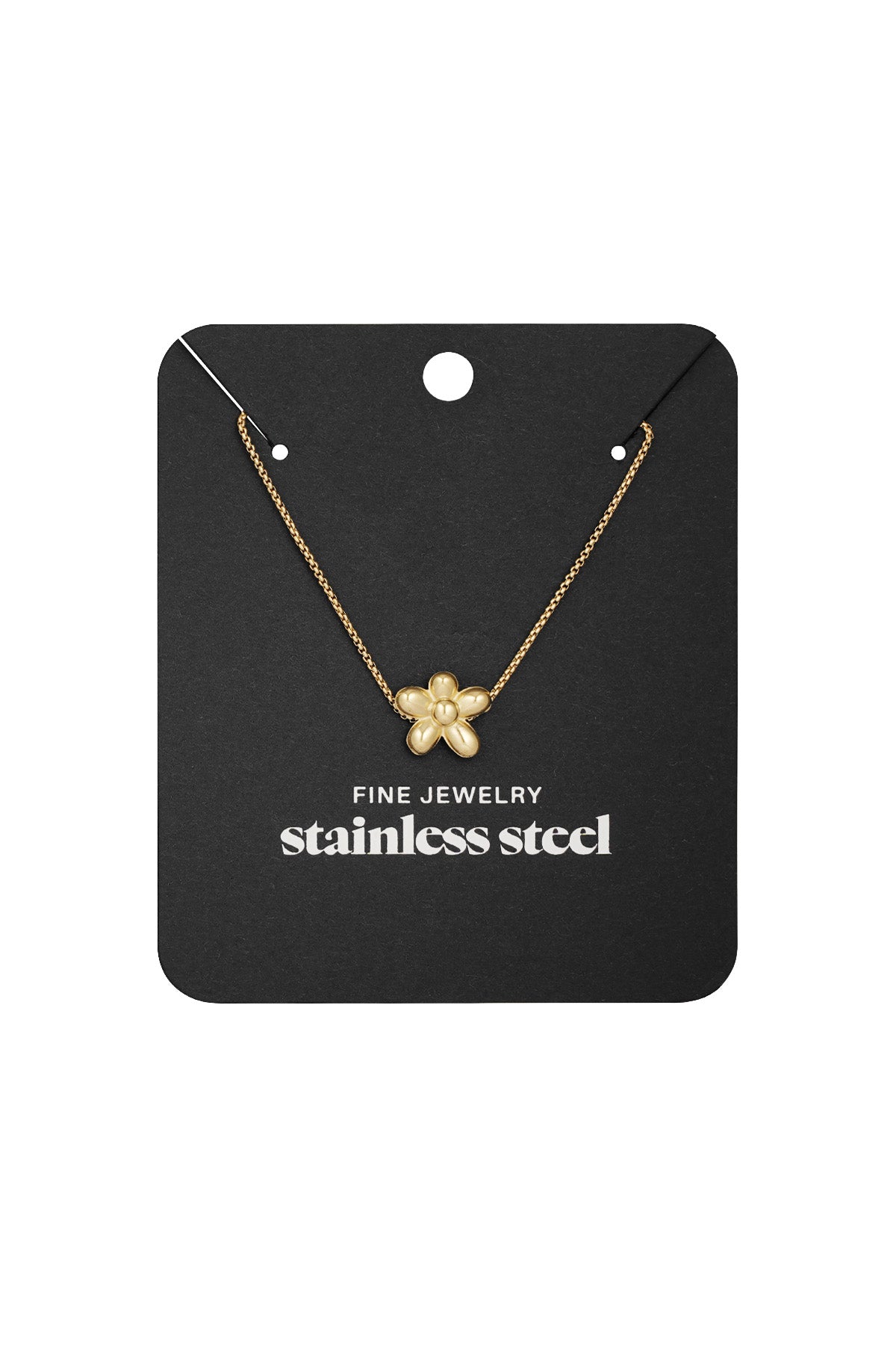 Puffy-Blumen-Halskette