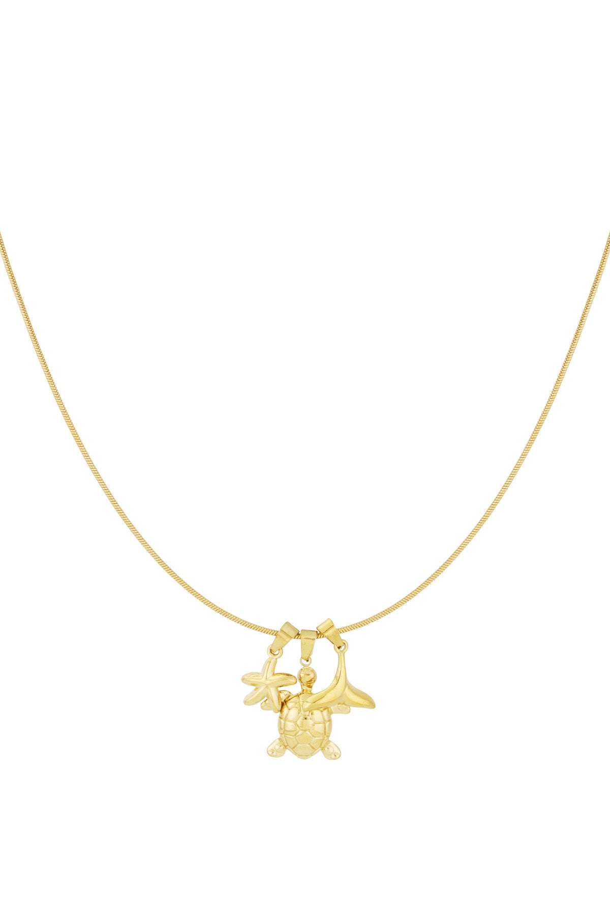 Sommeroasen-Halskette - Goldfarben