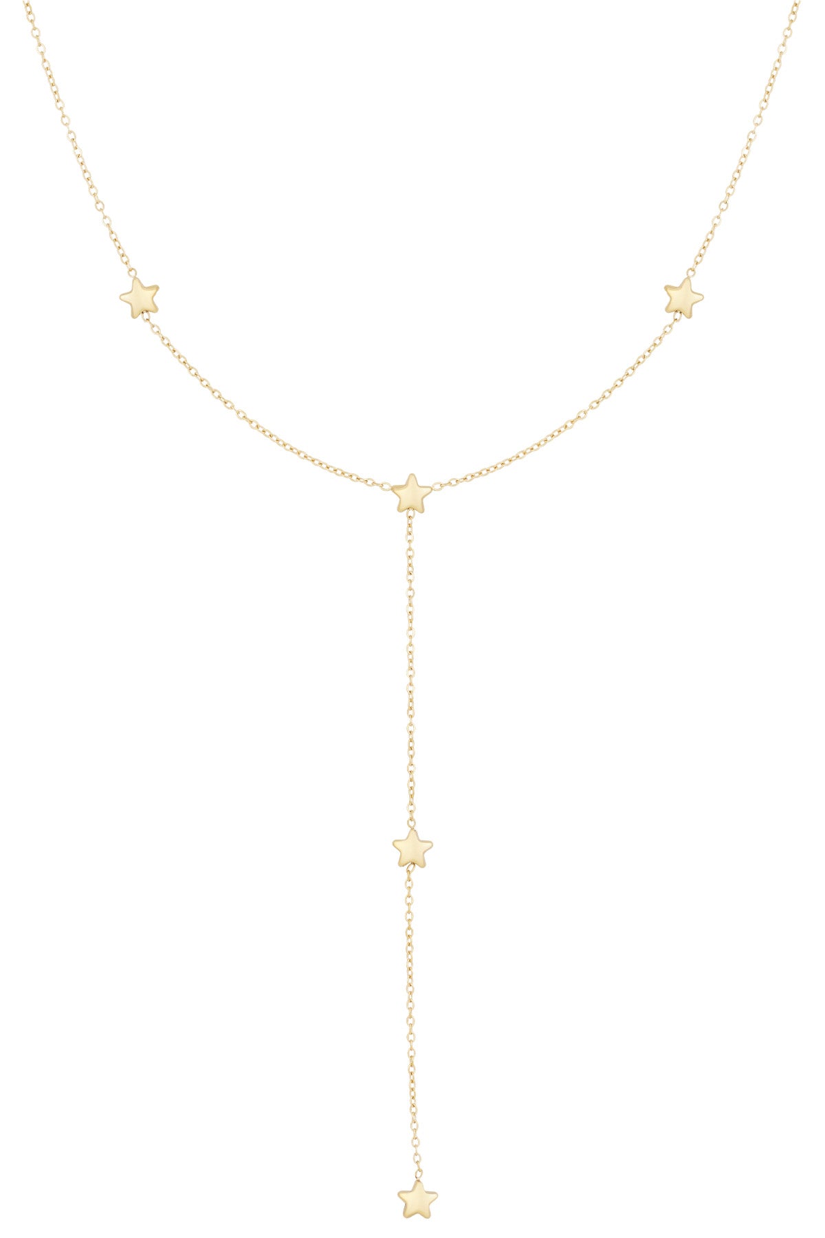 Sternennacht-Halskette – Goldfarben