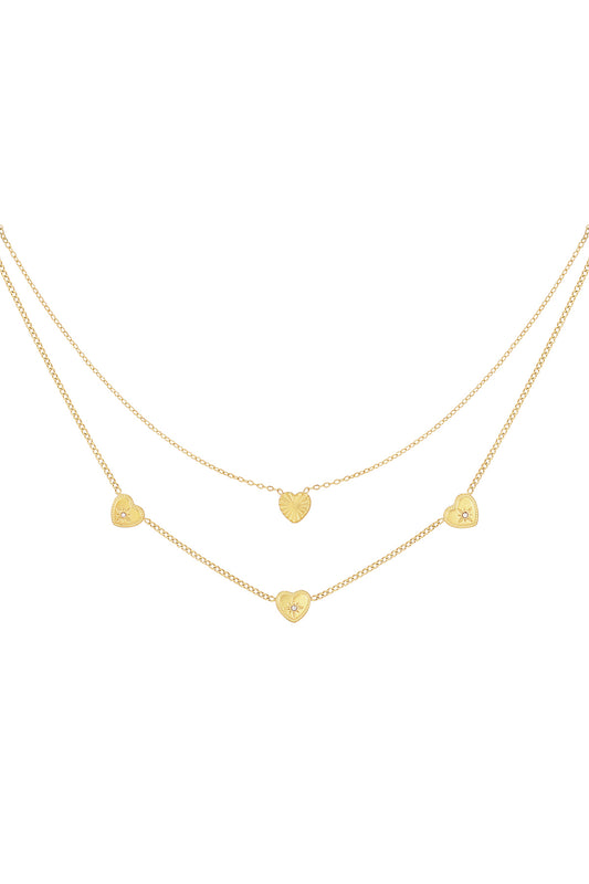 All the Love Halskette - Silberfarben