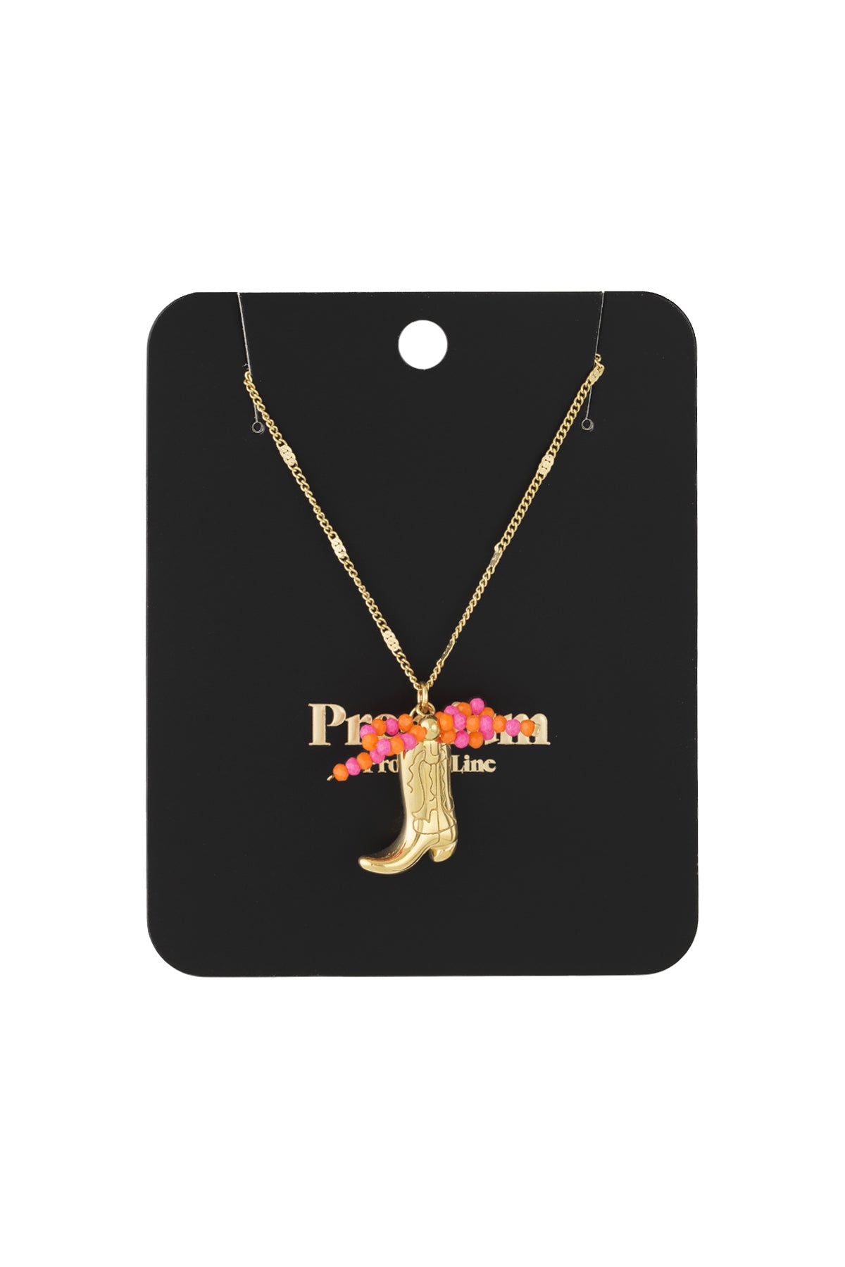 Cowboystiefelkette - Goldfarben