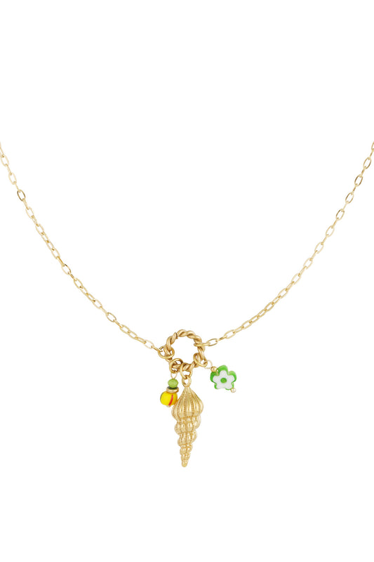 Muschelkette - Goldfarben