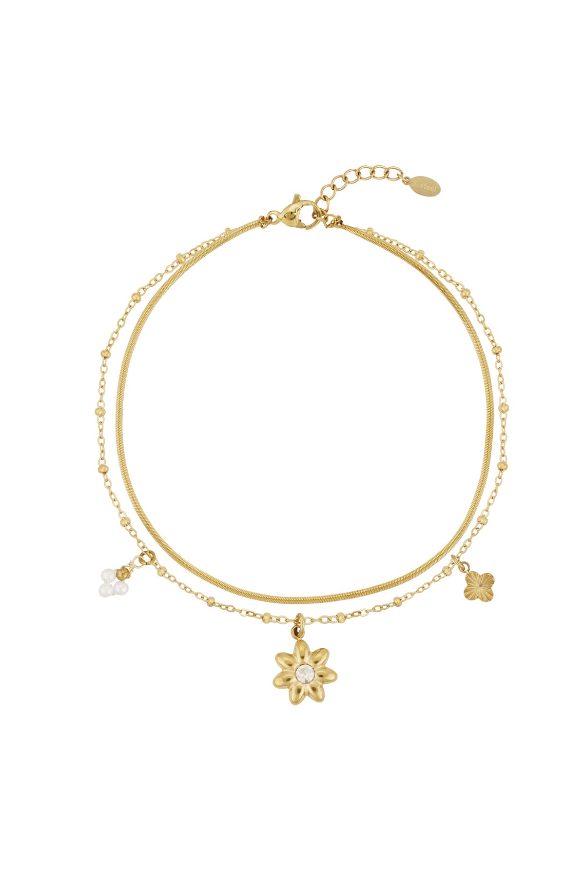 Stern-Fußkettchen - Goldfarben