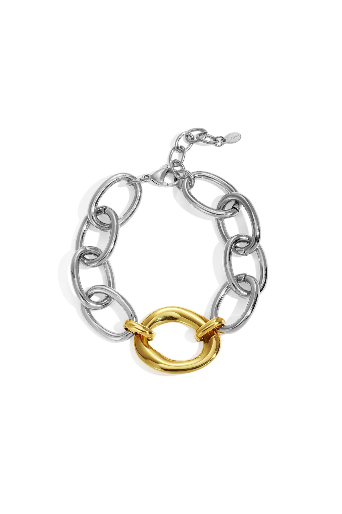 Edelstahlkette Armbänder Kette Casual Daily Simple Series Damenschmuck