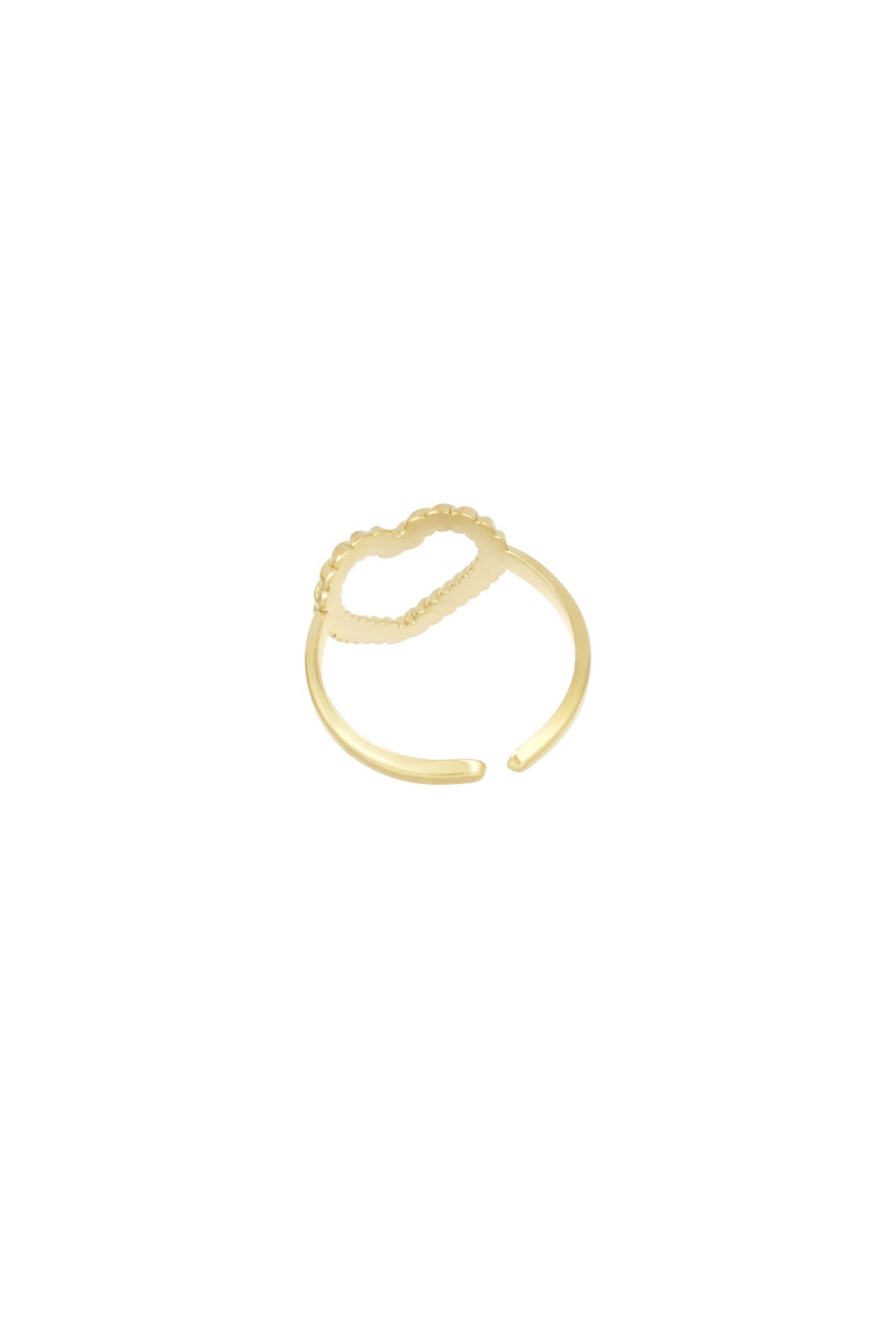 Ring „Wandel des Herzens“ – Goldfarbe - Goldfarbefarbe