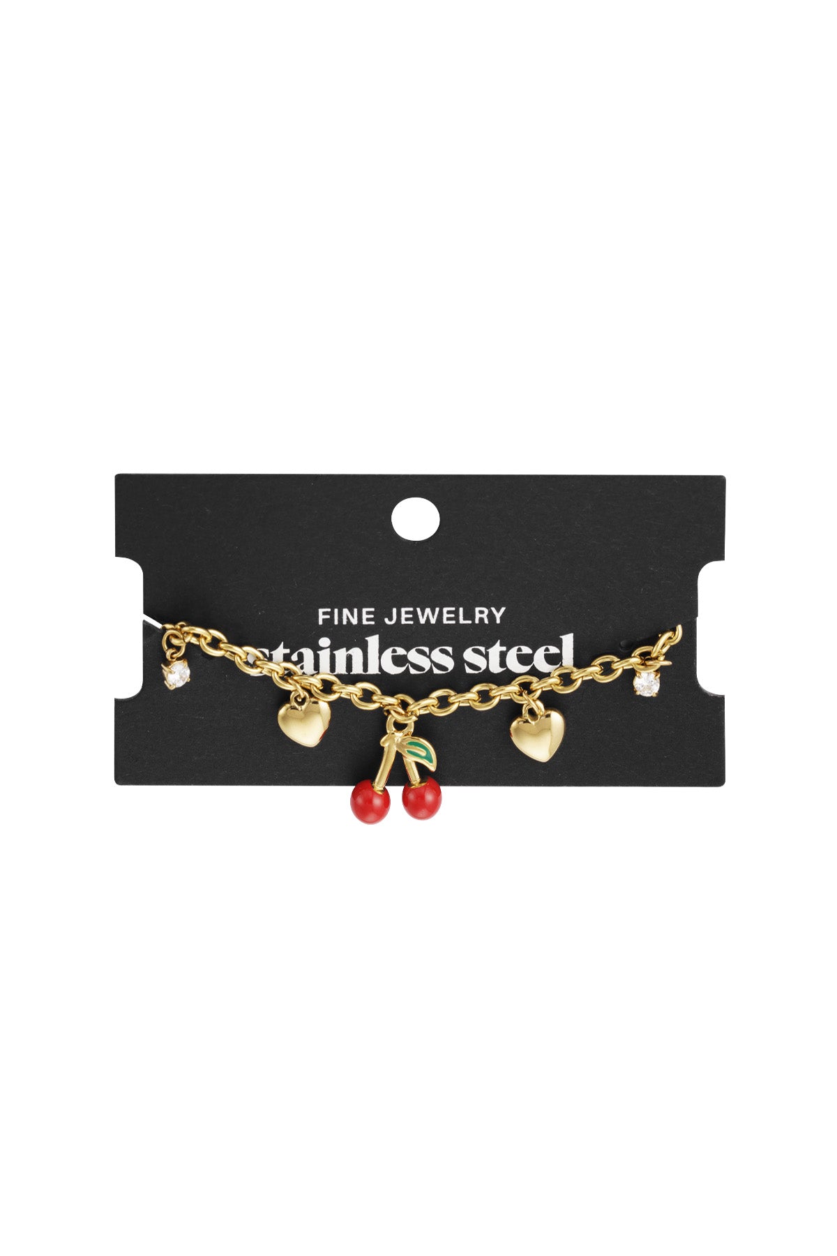 Cherish Charm-Armband – Goldfarbe - Goldfarbefarbe