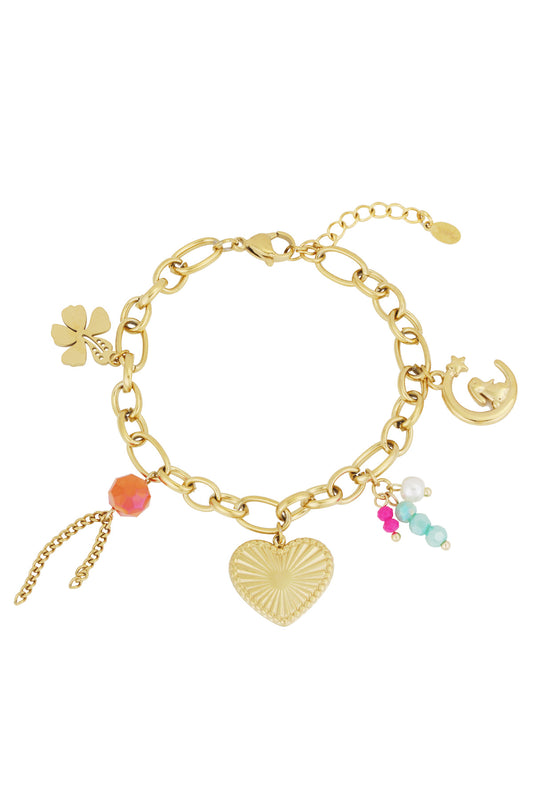 Charm-Armband Loop Dreams - Goldfarben