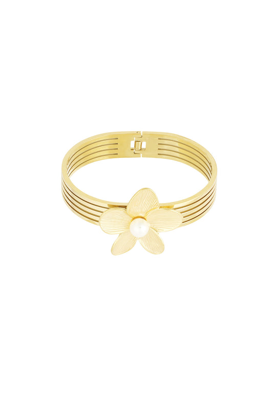 Armband Flower Power - Goldfarben