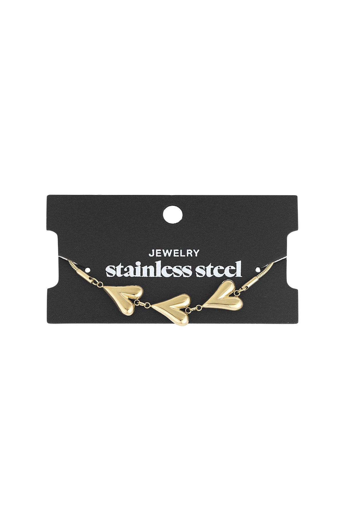 Armband mit aufgeklappten Herzen 