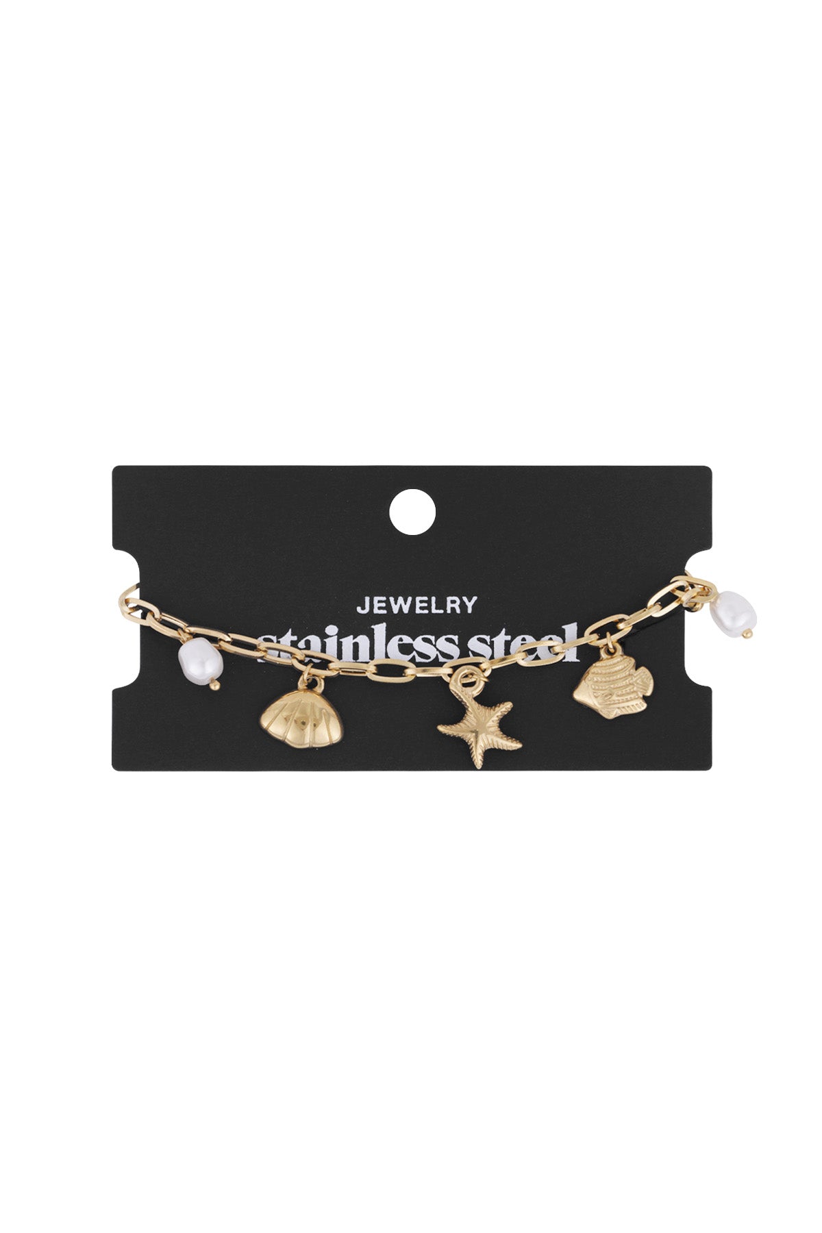 Sea you soon Armband - goldfarben