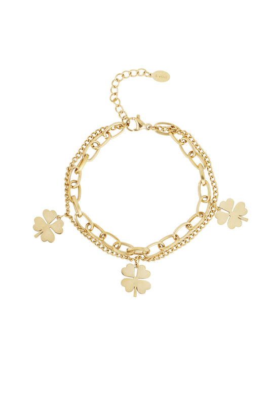 Lucky You Armband - goldfarben