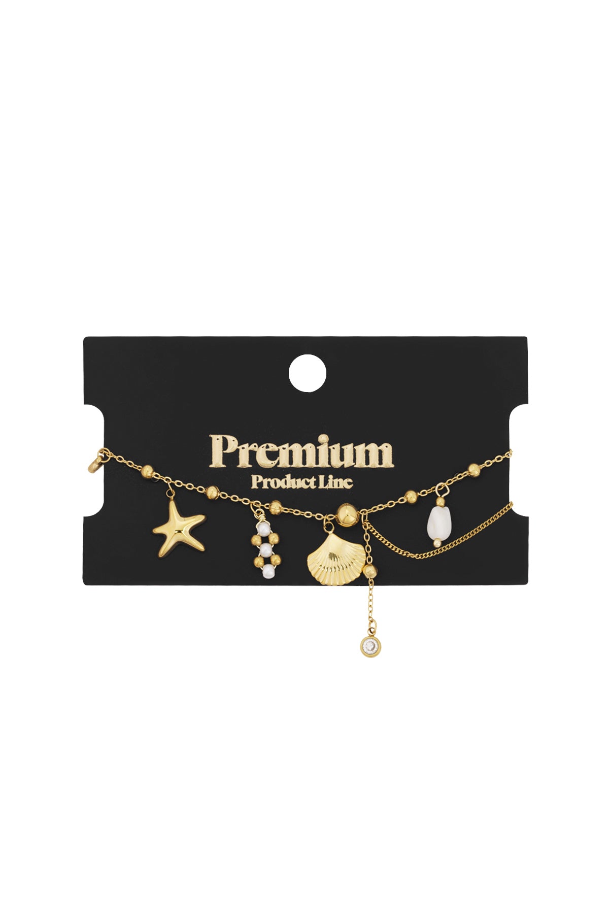 Strandtage-Armband - Goldfarben