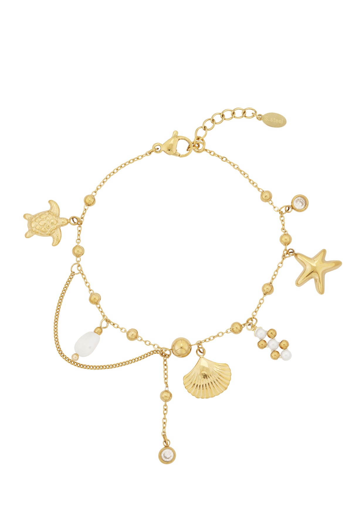 Strandtage-Armband - Goldfarben