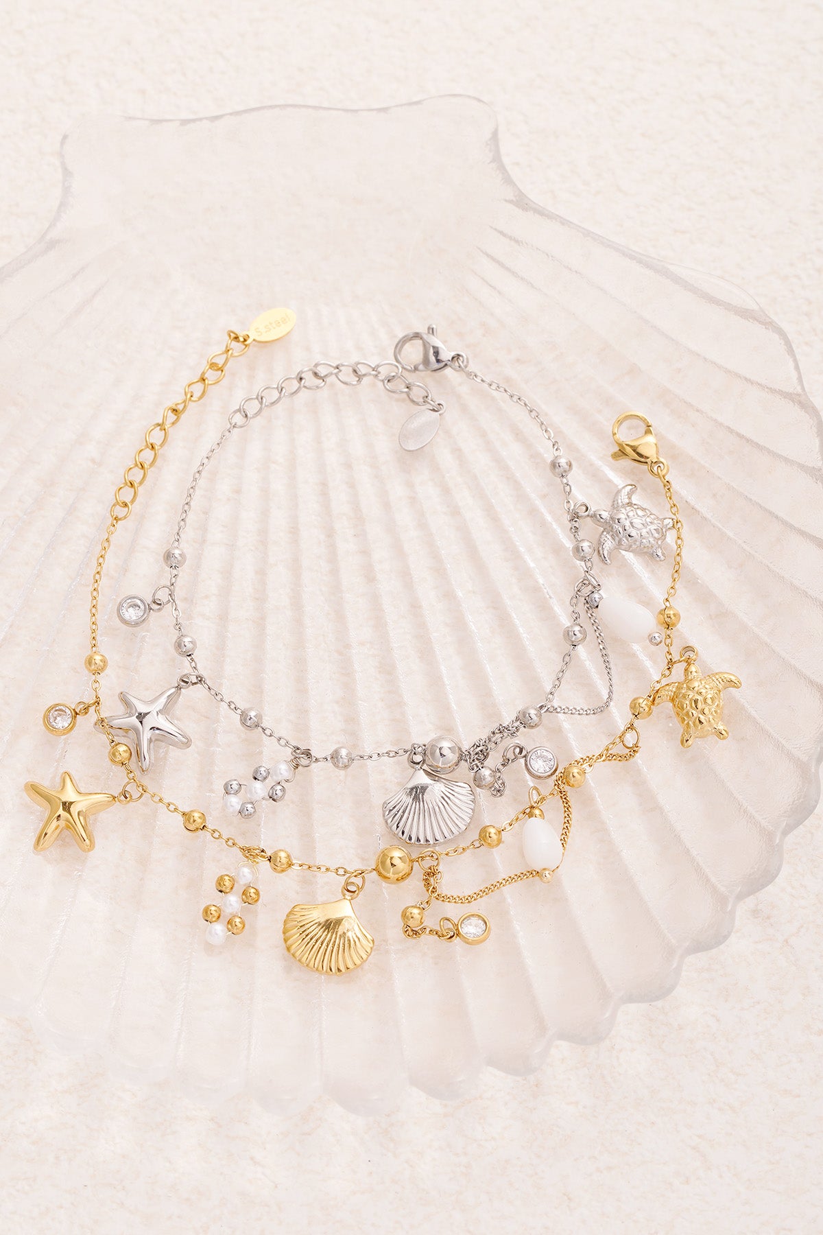 Strandtage-Armband - Goldfarben