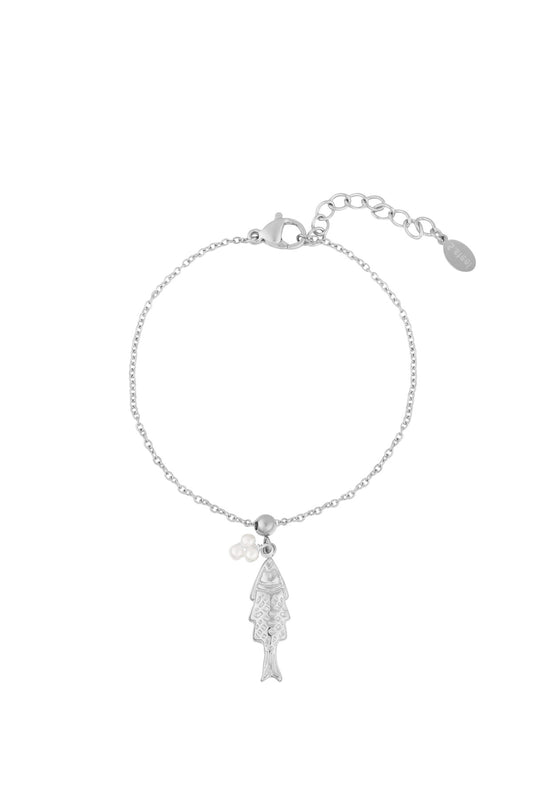 Fischarmband - Goldfarben