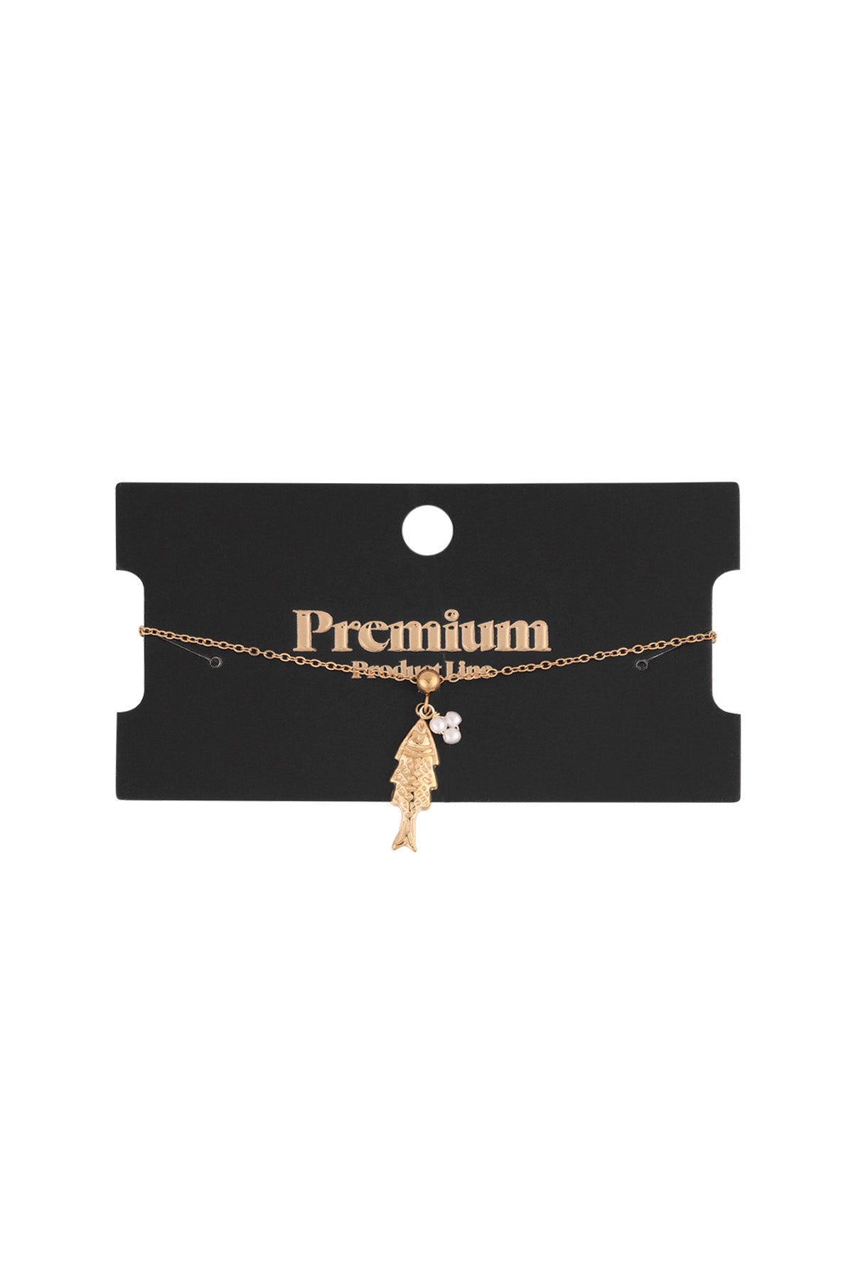 Fischarmband - Goldfarben