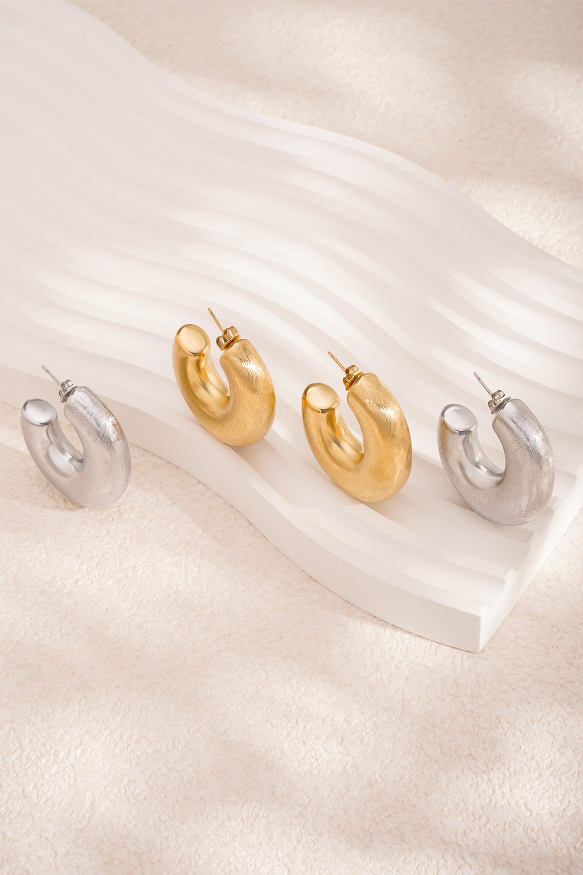 Creolen für jeden Tag - Goldfarben