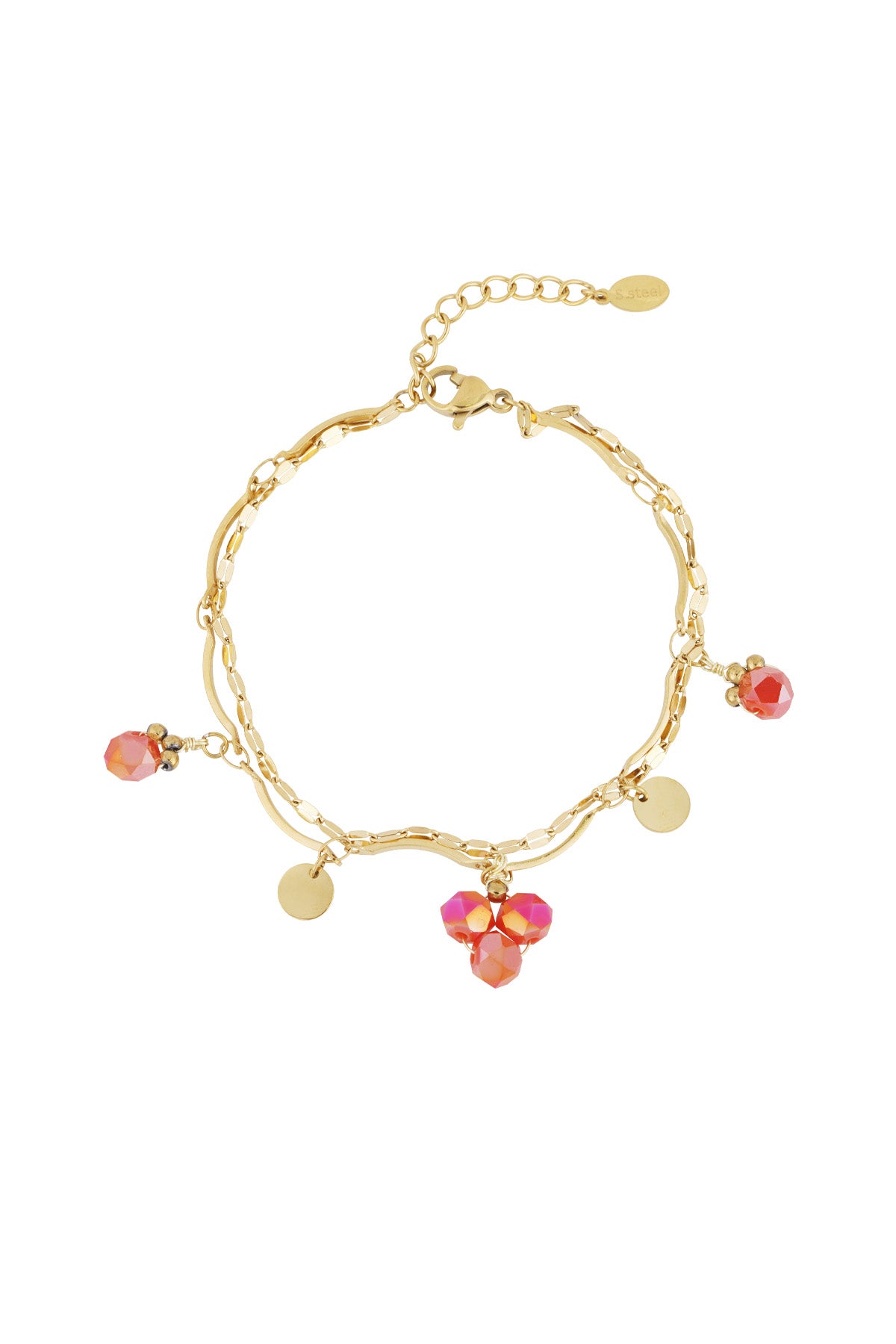 Blaues Perlenarmband