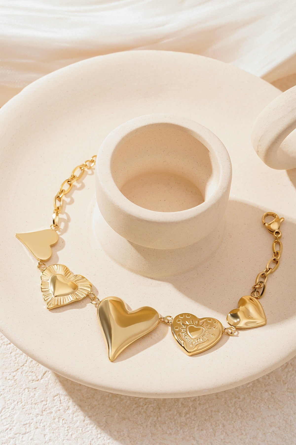 Armband „Gib mir all deine Liebe“ – Farbe Silber