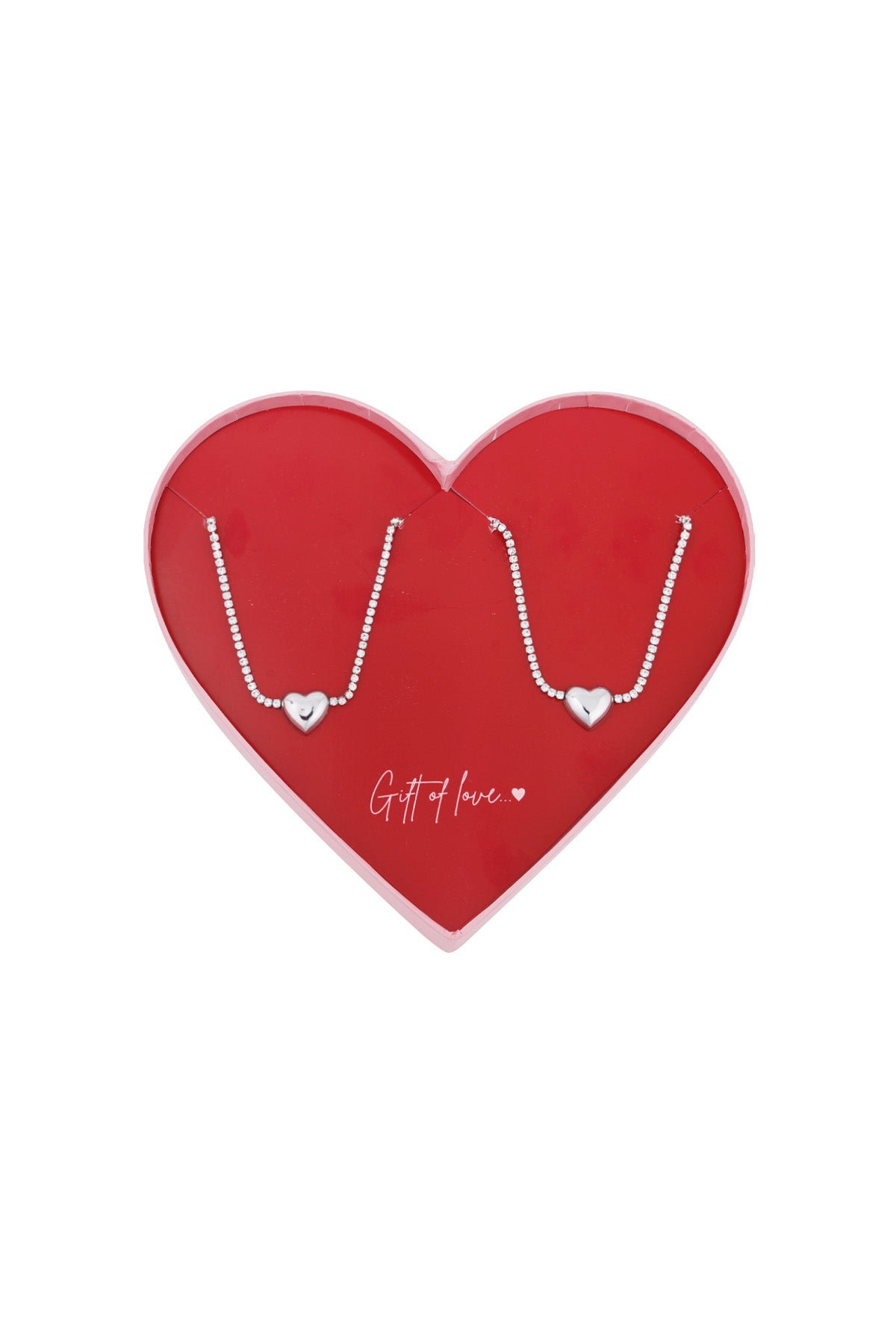 Geschenk der Liebe Edelstahlarmband - Silberfarben