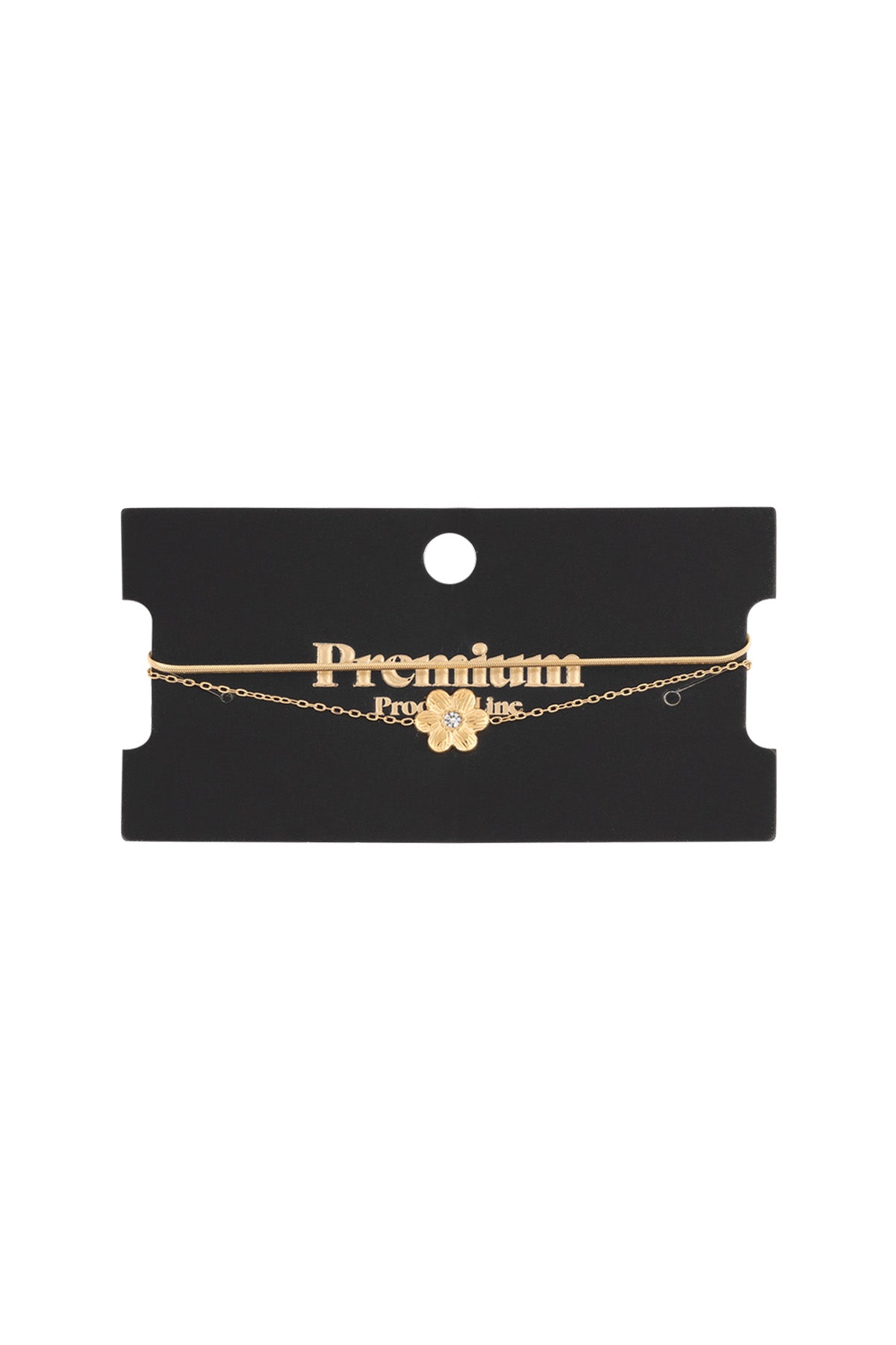 Blumenliebesarmband - Silberfarben