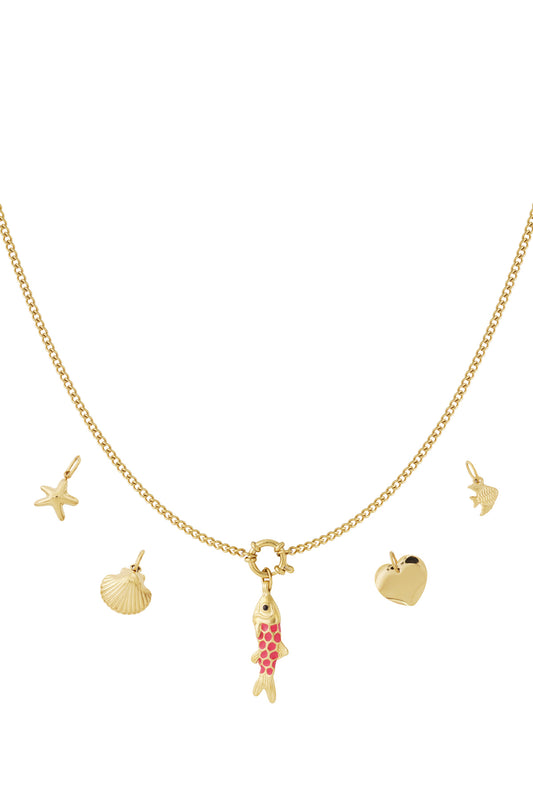 DIY Halskette mit Fischen