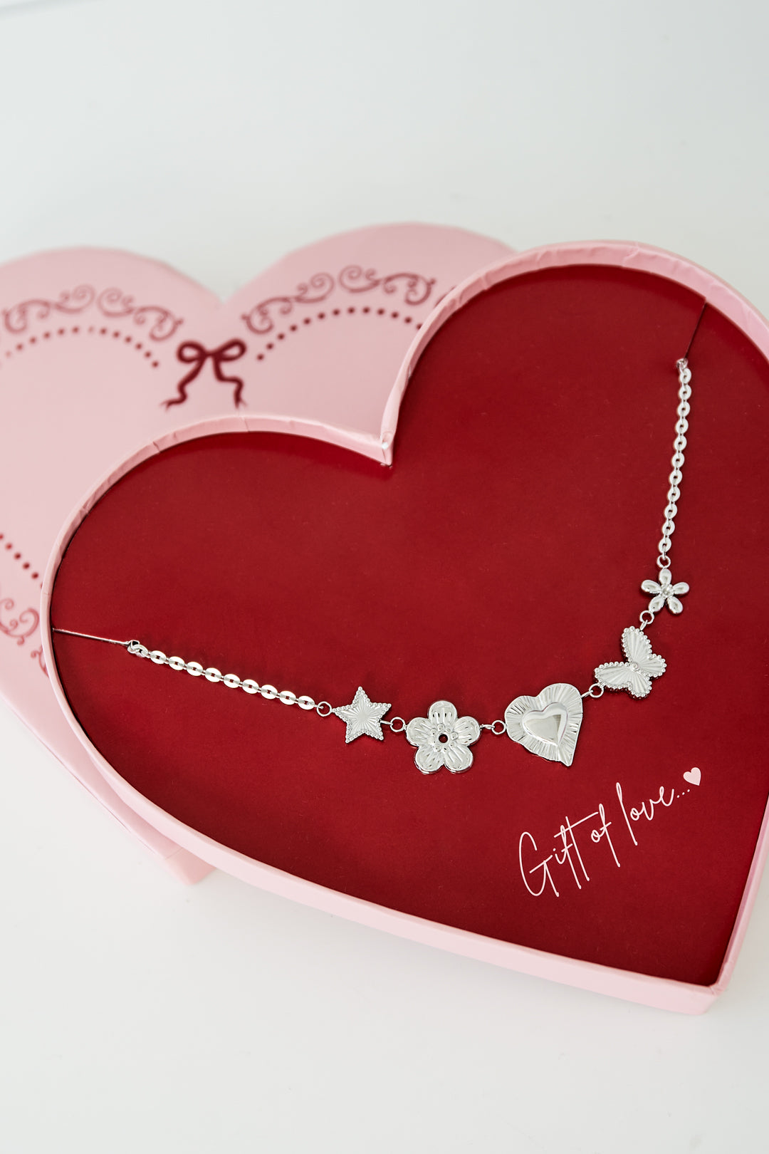 Geschenk der Liebe Edelstahl Schmetterling Liebe - Goldfarben