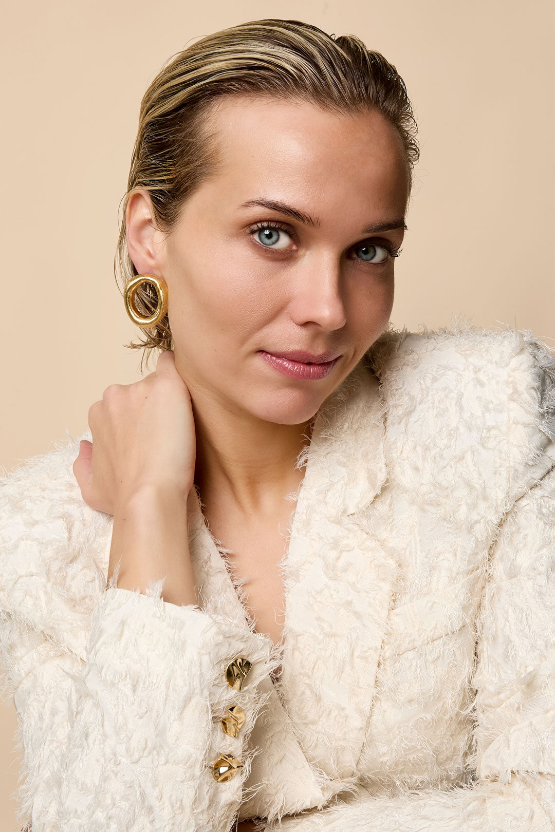 Ohrstecker unregelmäßige Form Casual Daily Simple Series Damenschmuck